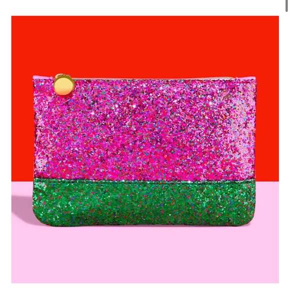 New! Ipsy glitter cosmetic bag - Picture 2 of 9
